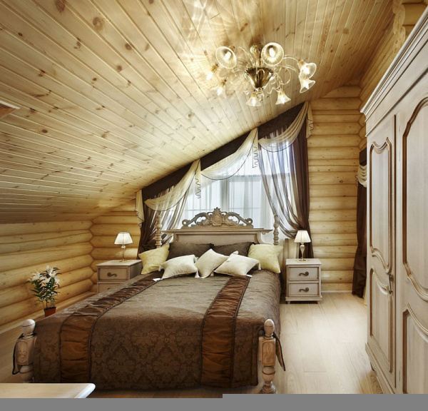 Дизайн мансарды: интерьеры спальни, гардеробной, гостиной + фото, видео