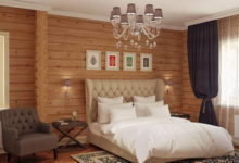 Фото - Дизайн спальни в деревянном доме