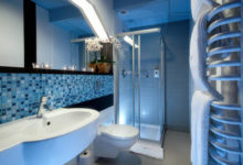 Фото - Голубая ванная: свежее решение для разных стилей