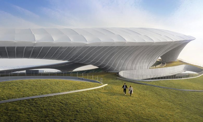 Фото - MAD Architects: стадион как лэнд-арт в Цюйчжоу
