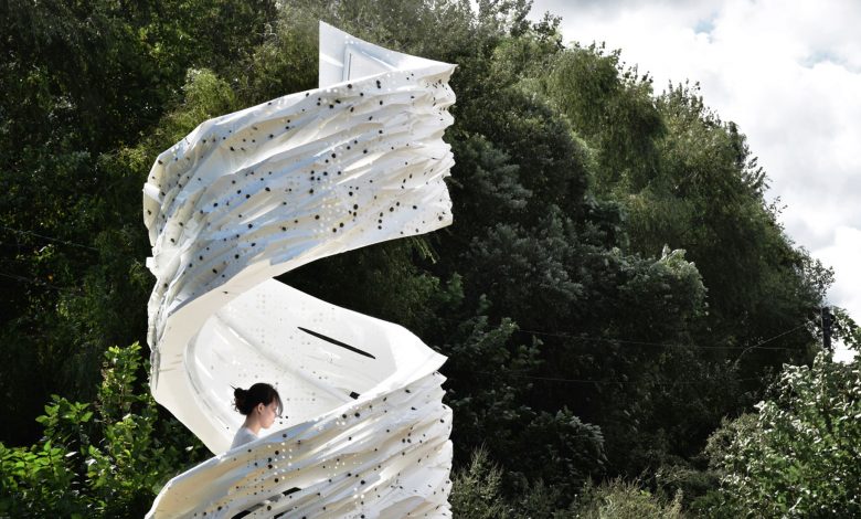 Фото - Yong Ju Lee Architecture: пенополистирол, робот и личинки